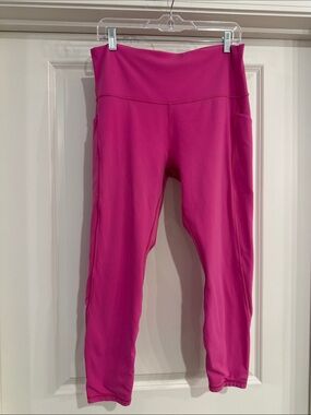 lululemon athletica Bright Pink Workout Leggings